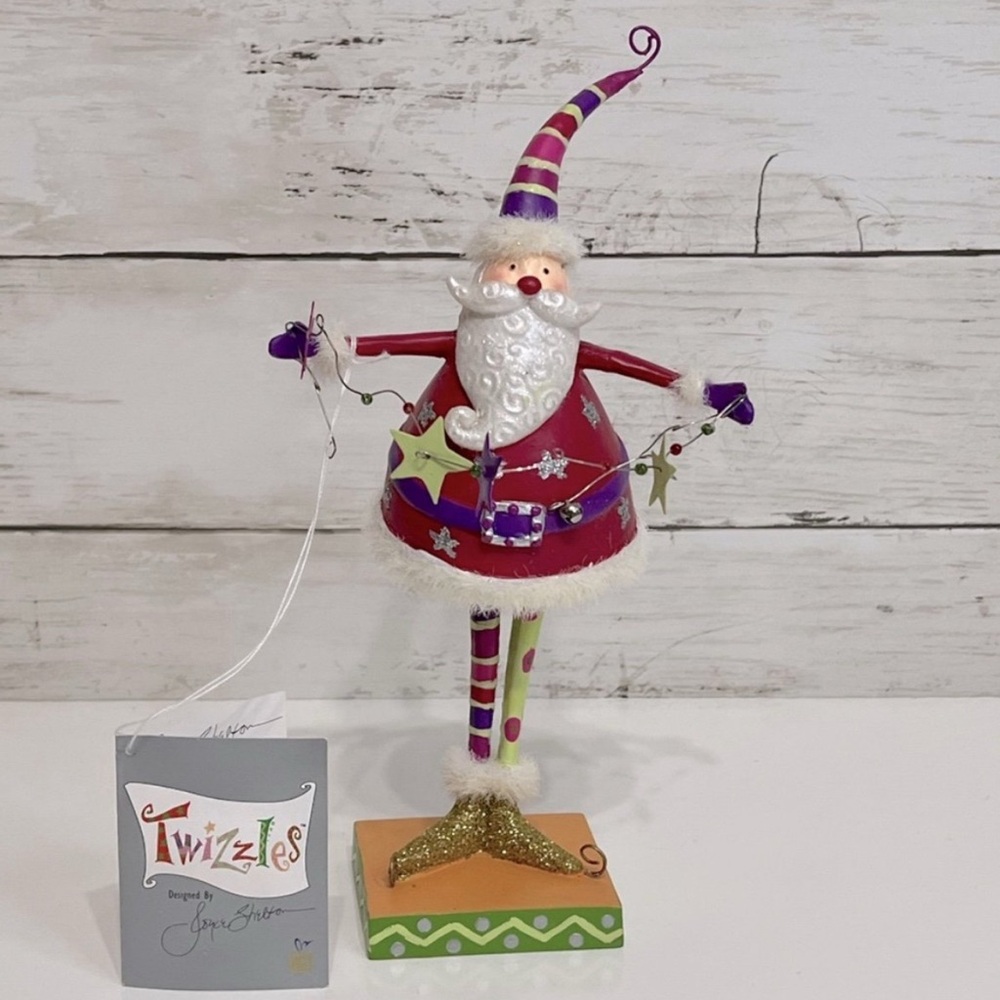 NWT Twizzles by Joyce Shelton Whimsical Santa Figurine PRICE FIRM